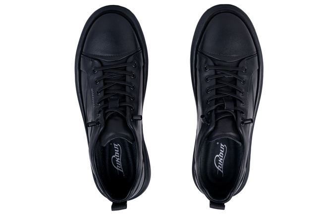 Półbuty sportowe, czarne Łukbut 29630-4-J-001