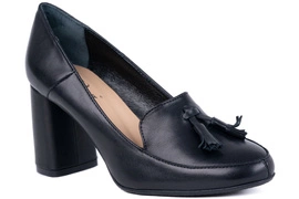 Czółenka na słupku z frędzelkami Łukbut 23700-3-J-001