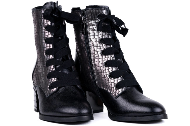 Botki damskie Łukbut 29850-3-Z-676