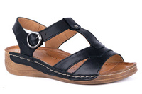 Sandały damskie na szersze stopy komfortowe Łukbut 11010-3-L-100