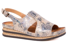 Sandały damskie na koturnie Łukbut 22720-3-L-685