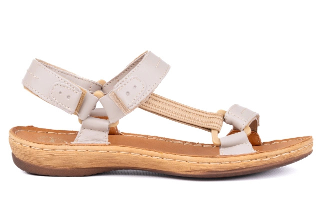 Sandały damskie na rzepy Łukbut 6360-2-L-550