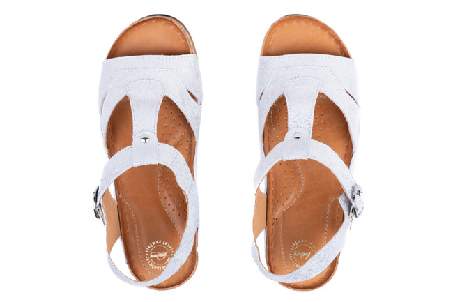 Sandały damskie na szersze stopy komfortowe Łukbut 11010-3-L-667