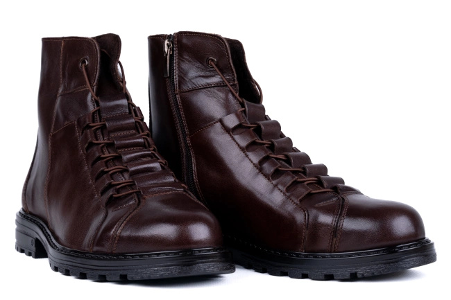 Trzewiki na zimę w stylu trampka Łukbut 22250-4-Z-330