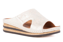 Klapki damskie na koturnach 22670-3-L-709