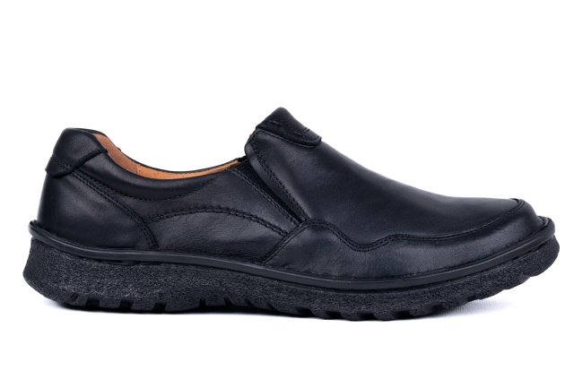 Męskie półbuty w tęgości K -stopa szeroka , do rozmiaru 49 Łukbut 0855K-4-W-001