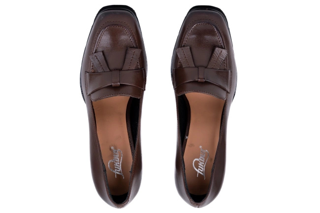 Skórzane czółenka damskie Łukbut 29030-3-J-330