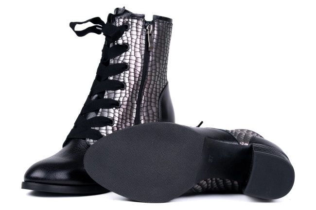 Botki damskie Łukbut 29850-3-Z-676