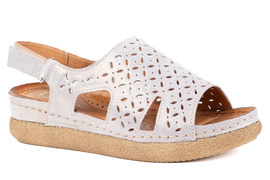 Sandały damskie na grubszej podeszwie Łukbut 22680-3-L-697