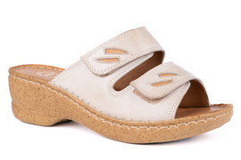 Klapki damskie na platformie  ,Polski Producent obuwia Łukbut 14390-3-L-264