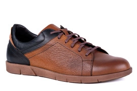 Brązowe trampki męskie Łukbut 18870-4-J-002