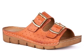 Klapki na lato damskie zapinane na sprzączki 20840-3-L-020