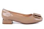 Baleriny damskie z noskiem kwadratowym Łukbut 28660-3-J-600