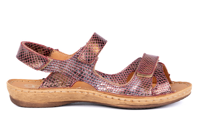 Sportowe sandały damskie na rzepy Łukbut 6370-3-L-661