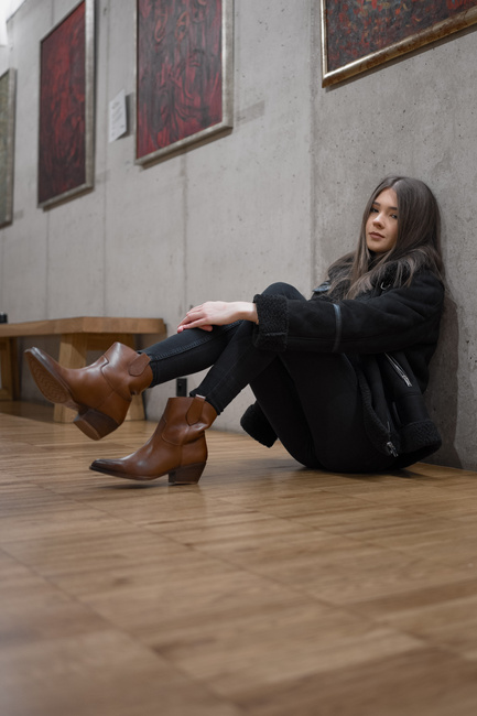 Kowbojki damskie 28900-3-Z-060