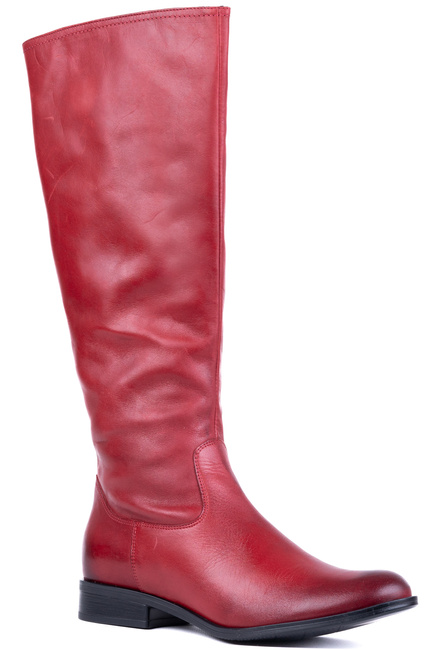 Kozaki damskie oficerki Łukbut 07260-3-Z-209