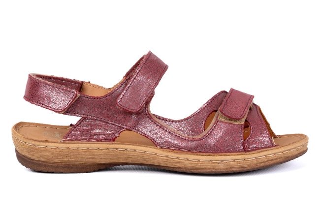 Sportowe sandały damskie  na rzepy  Łukbut 6370-3-L-646