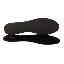 Wkładka  skórzana na lateksie CZARNA