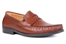 Mokasyny męskie brązowe Łukbut 23460-4-J-003