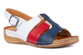 Sandały damskie na szersze stopy komfortowe Łukbut 11020-3-L-127