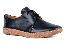 Damskie półbuty komfortowe czarne  Łukbut 15340-3-J-001