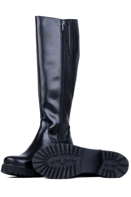 Kozaki damskie skórzane Łukbut 22830-3-Z-100 