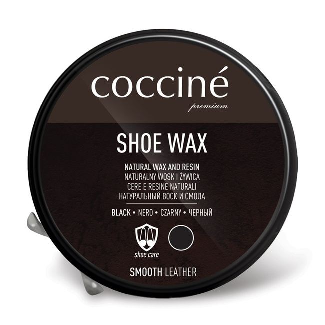 Klasyczna pasta do butów czarna - COCCINE SHOE WAX