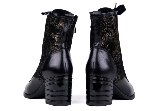 Botki damskie Łukbut 29850-3-Z-635