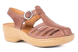 Sandały damskie komfortowe z zakrytymi palcami Łukbut 14220-3-L-153