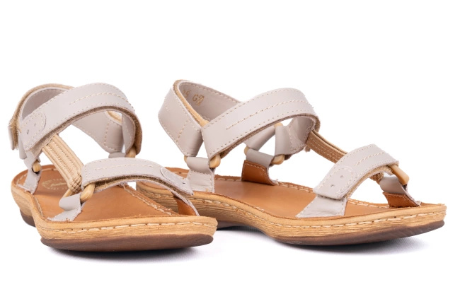 Sandały damskie na rzepy Łukbut 6360-2-L-550