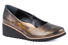 Czółenka damskie na lekkiej koturnie Łukbut 23720-3-J-583