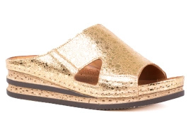 Klapki damskie na koturnach  22670-3-L-700