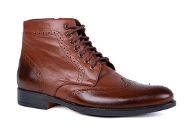 Trzewiki męskie casual,brązowe Łukbut 22000-4-Z-003