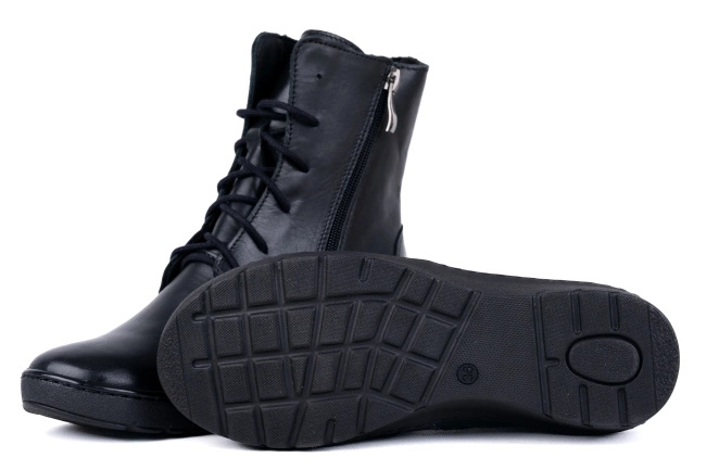 Trzewiki damskie czarne Łukbut 14980-3-Z-001