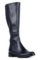 Kozaki damskie skórzane na szerszą łydkę Łukbut 29340-3-Z-001