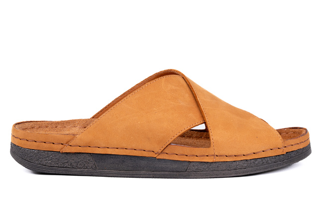 Klapki męskie na wygodnej podeszwie Łukbut 25520-4-L-324 