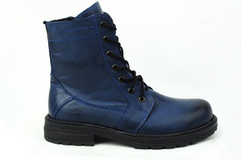 Granatowe trapery damskie Łukbut 614