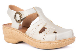 Sandały damskie na platformie  z atypoślizgiem Łukbut 06550-3-L-052