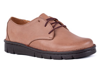 Półbuty damskie komfortowe wiązane , na szersze stopy Łukbut 17950-3-J-153 