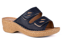 Klapki damskie na platformie  ,Polski Producent obuwia Łukbut 14390-3-L-220 