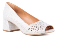 Złote czółenka z odkrytym noskiem  21690-3-L-444 