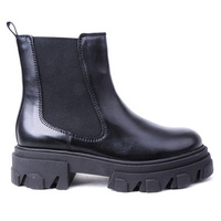 Czarne bikery młodzieżowe wsuwane 3751 Łukbut