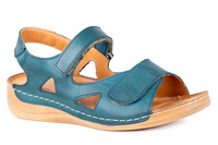 Sandały damskie na szersze stopy komfortowe Łukbut 16420-3-L-435