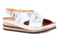 Sandały damskie na koturnie Łukbut 1616P-3-L-708  