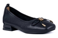 Baleriny damskie z noskiem kwadratowym Łukbut 28650-3-J-001 