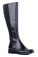 Kozaki damskie skórzane na szerszą łydkę Łukbut 29350-3-Z-001 