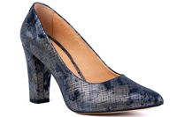  Czółenka damskie na słupku Łukbut 24740-3-J-484