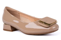 Baleriny damskie z noskiem kwadratowym Łukbut 28660-3-J-600