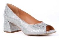 Srebrne czółenka z odkrytym noskiem Łukbut  21680-3-L-723 