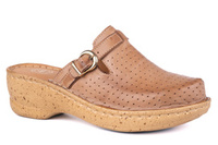 Drewniaki damskie na platformie Łukbut 06710-3-L-050 